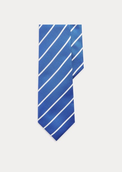 Men's Ralph Lauren Striped Silk Habutai Ties | 248705JZT